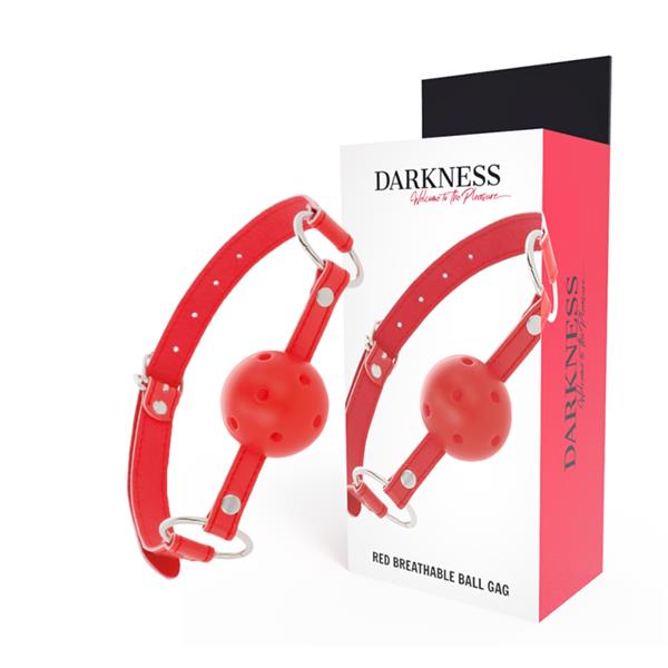 RED BREATHABLE GAG