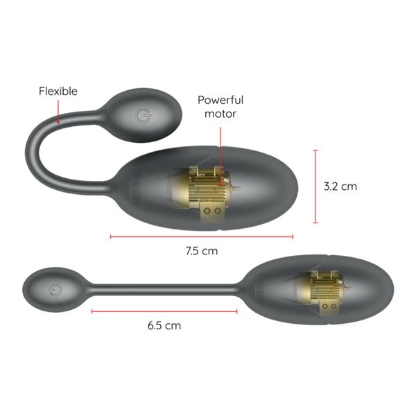 TOKYO VIBRATING EGG PINK 7.5 X 3.2 CM FREE APP