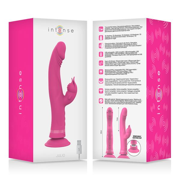 JULIO ZAJČEK VIBRATOR ROZA SILIKON