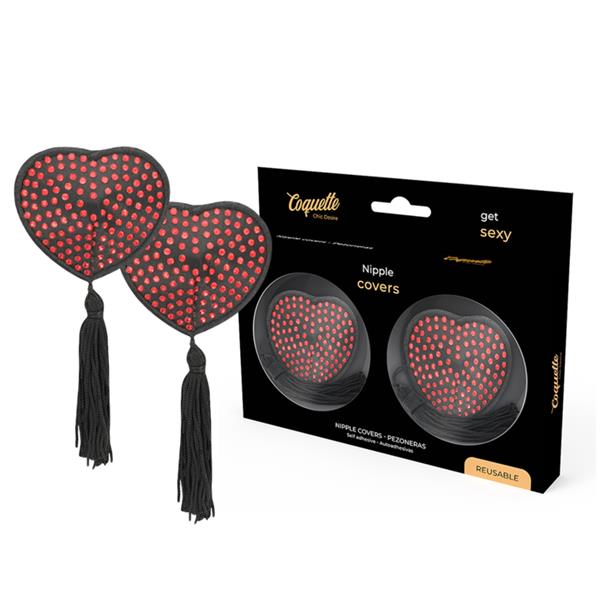 PREKRIVALA ZA NIPPLE SRCE ČRNA / RDEČA