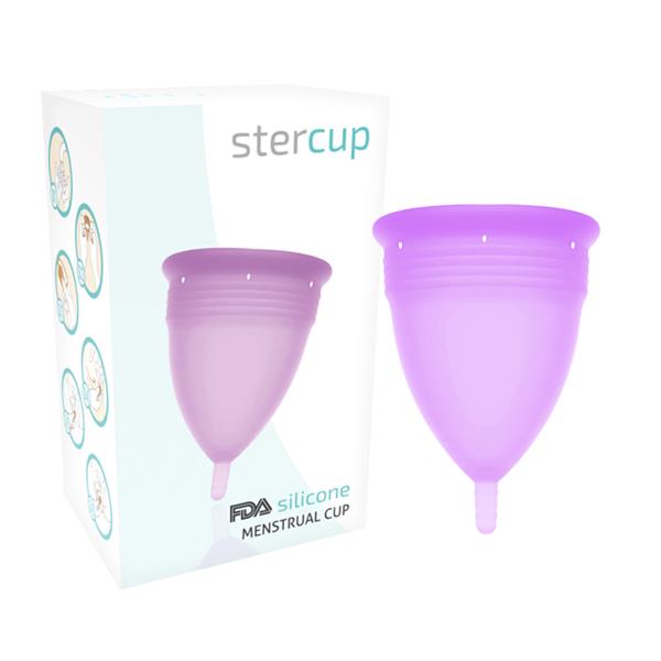 FDA SILICONE MENSTRUAL CUP VIOLET - SIZE L