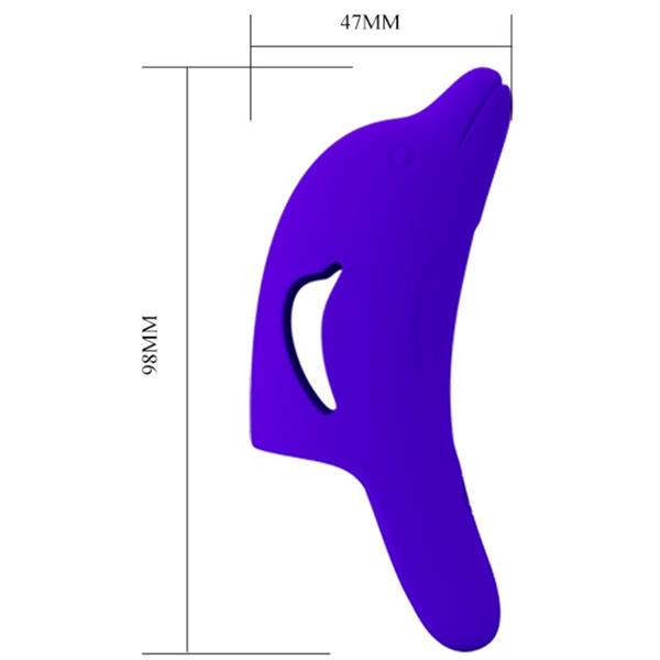 DELPHINI POWERFUL DARK BLUE FINGER STIMULATOR