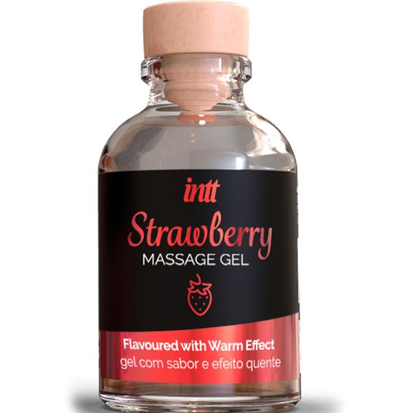 HOT EFFECT STRAWBERRY FLAVOR MASSAGE GEL