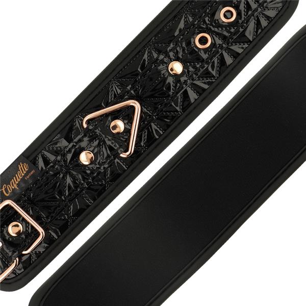 BLACK EDITION PREMIUM HANDCUFFS WITH NEOPRENE LINING