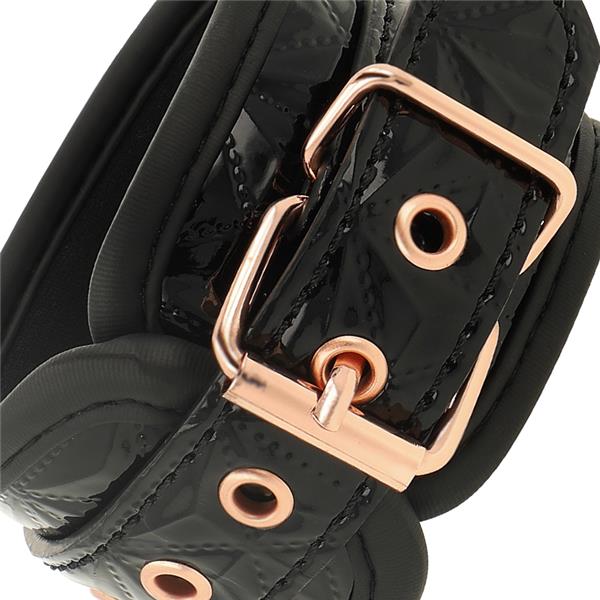 BLACK EDITION PREMIUM HANDCUFFS WITH NEOPRENE LINING