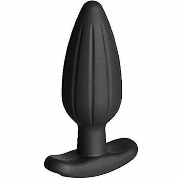 SILICONE BLACK ROCKER BUTT PLUG LARGE