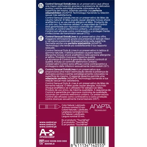 SENSUAL DOTS & LINES POINTS AND STRETCH MARKS 12 UNITS