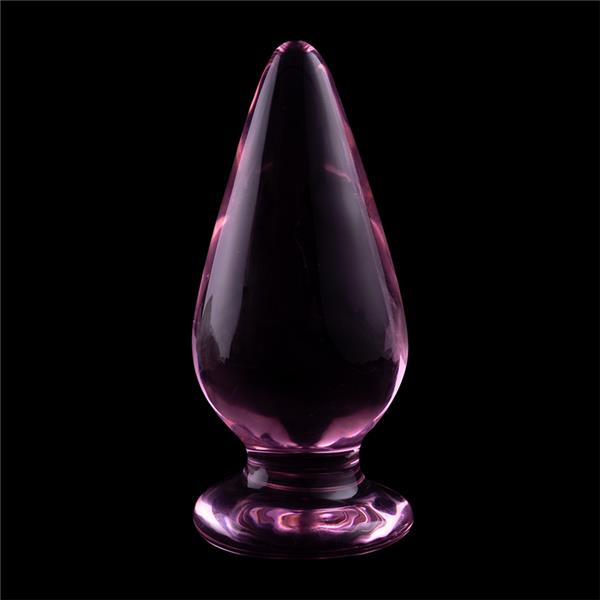 MODEL 4 ANAL PLUG BOROSILICATE GLASS CLEAR 11 CM -O- 5 CM