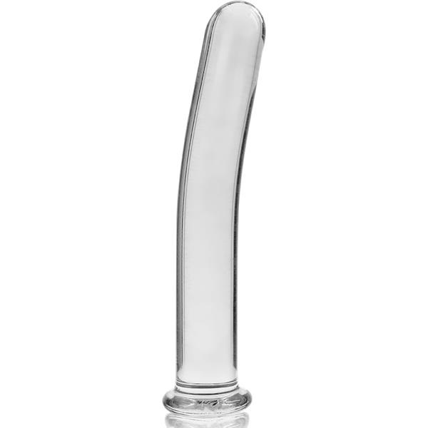 MODEL 8 DILDO BOROSILIKATNO STEKLO JASNO 14.5 CM -O- 2 CM