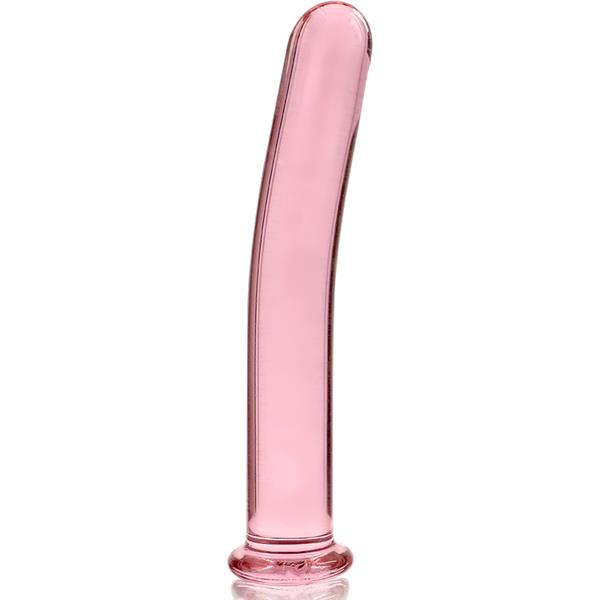 MODEL 9 DILDO BOROSILICATE GLASS CLEAR 15.5 CM -O- 2.5 CM