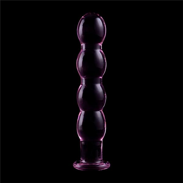 MODEL 10 DILDO BOROSILICATE GLASS CLEAR 16.5 CM -O- 3.5 CM
