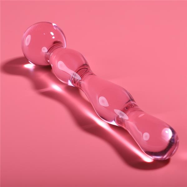 MODEL 13 DILDO BOROSILICATE GLASS CLEAR 18 CM -O- 3.5 CM