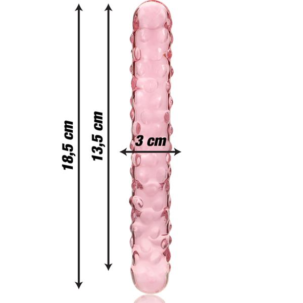 MODEL 15 DILDO OD BOROSILIKATNOG STAKLA PROZIRNO 18.5 CM -O- 3 CM