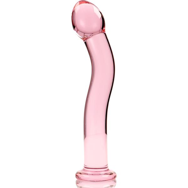 MODEL 18 DILDO BOROSILIKATNO STEKLO JASNO 18.5 CM -O- 3.5 CM