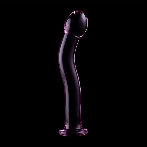 MODEL 18 DILDO BOROSILIKATNO STEKLO JASNO 18.5 CM -O- 3.5 CM