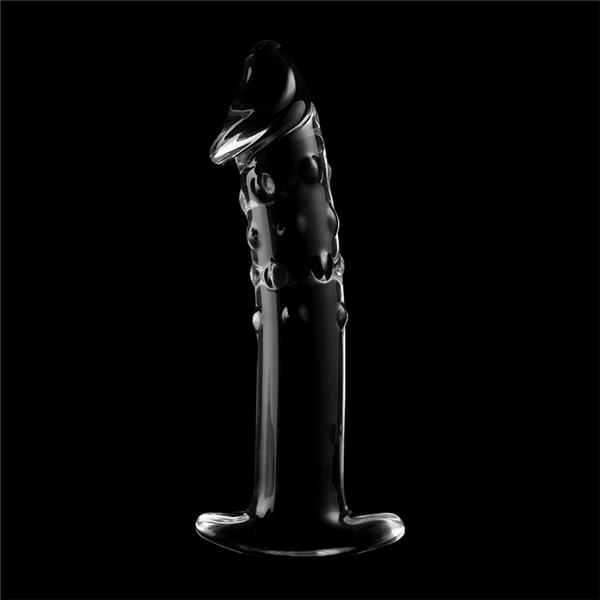 MODEL 19 DILDO BOROSILICATE GLASS CLEAR 18.5 CM -O- 4 CM