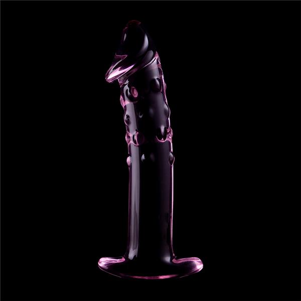 MODEL 19 DILDO BOROSILICATE GLASS CLEAR 18.5 CM -O- 4 CM