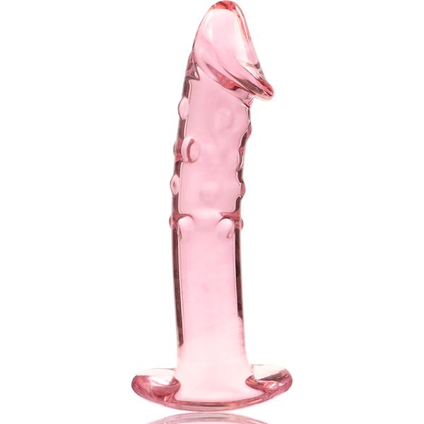 MODEL 19 DILDO BOROSILICATE GLASS CLEAR 18.5 CM -O- 4 CM