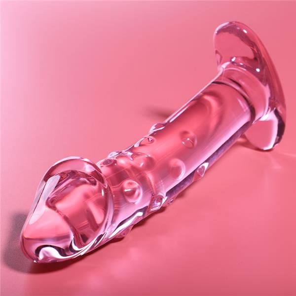 MODEL 19 DILDO BOROSILICATE GLASS CLEAR 18.5 CM -O- 4 CM