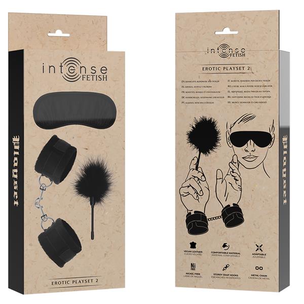 FETISH EROTIC PLAYSET 2 S LISICAMA, MASKOM I ČETKICOM
