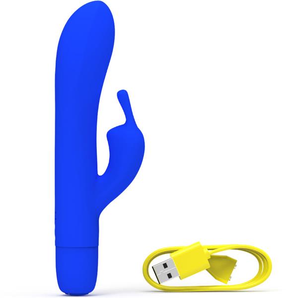 BWILD BUNNY INFINITE CLASSIC RECHARGEABLE VIBRATOR MODRA SILIKON