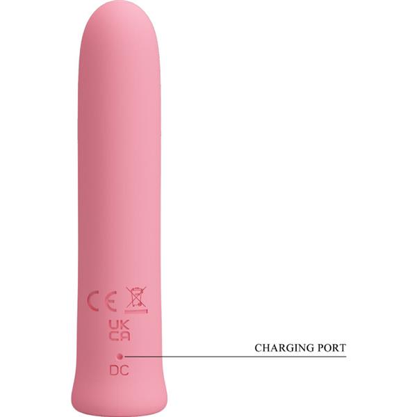 CURTIS MINI SUPER POWER VIBRATOR 12 PINK SILICONE VIBRATIONS