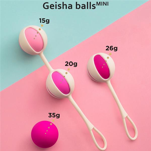 SET 4 GEISHA BALLS MINI PURPLE