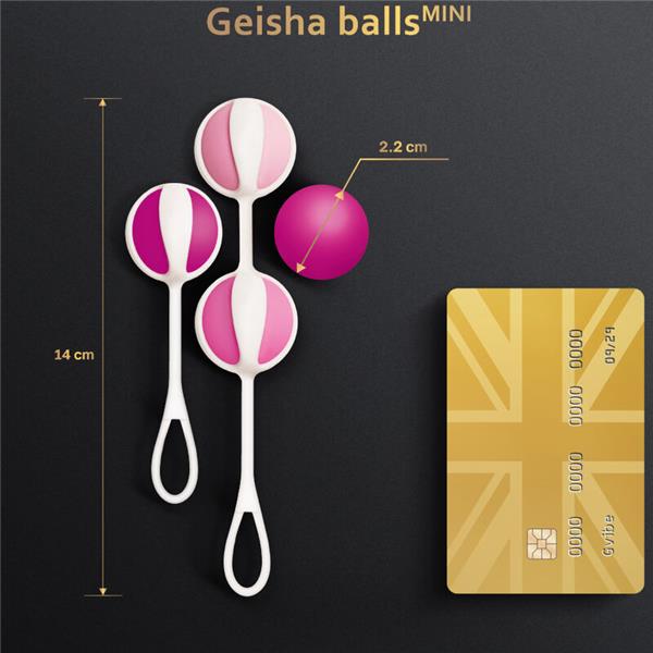 SET 4 GEISHA BALLS MINI PURPLE