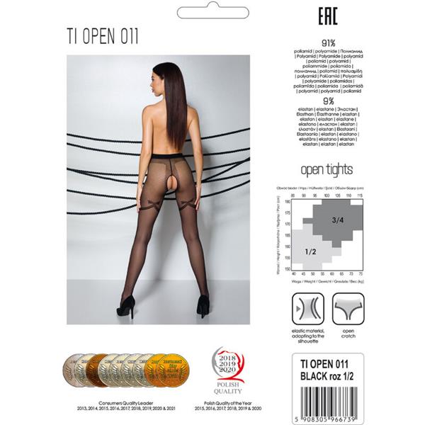 TIOPEN 011 BLACK TIGHTS 1/2 20 DEN
