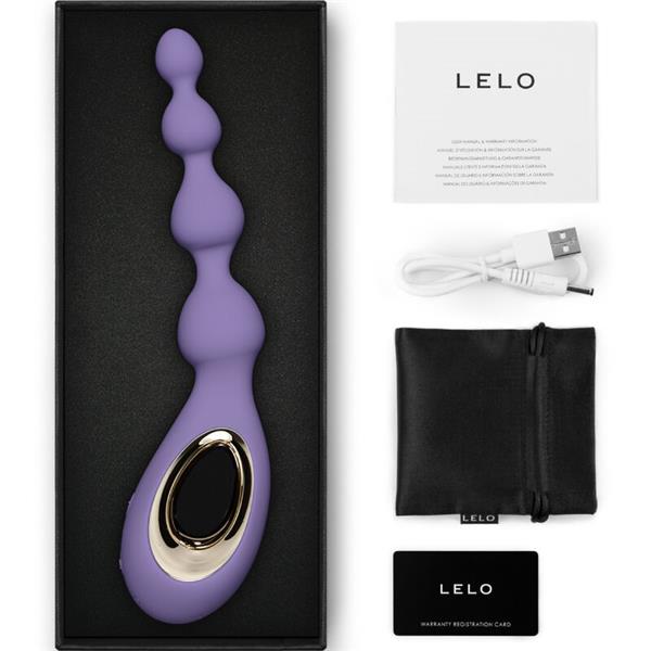 SORAYA BEADS VIOLET ANAL MASSAGER