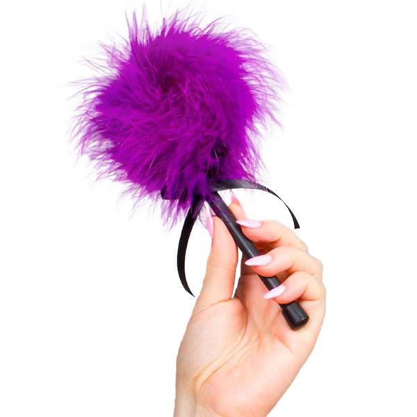ROZA PURPURNI MARABOU DUSTER