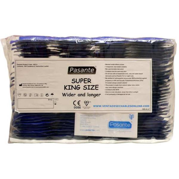 CONDOMS SIZE SUPER KING BAG 144 UNITS