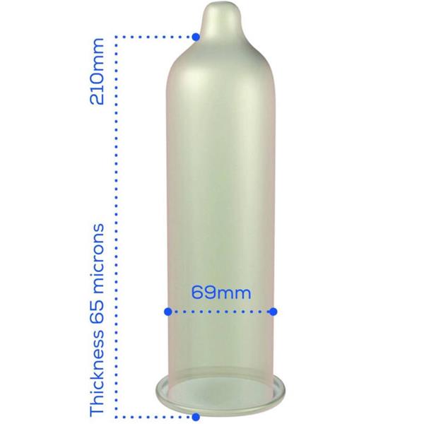 CONDOMS SIZE SUPER KING BAG 144 UNITS