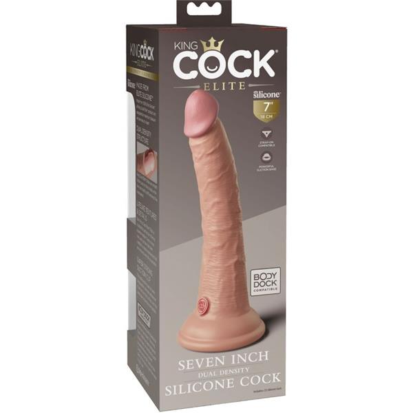 ELITE REALISTIC SILICONE DILDO 17.8 CM