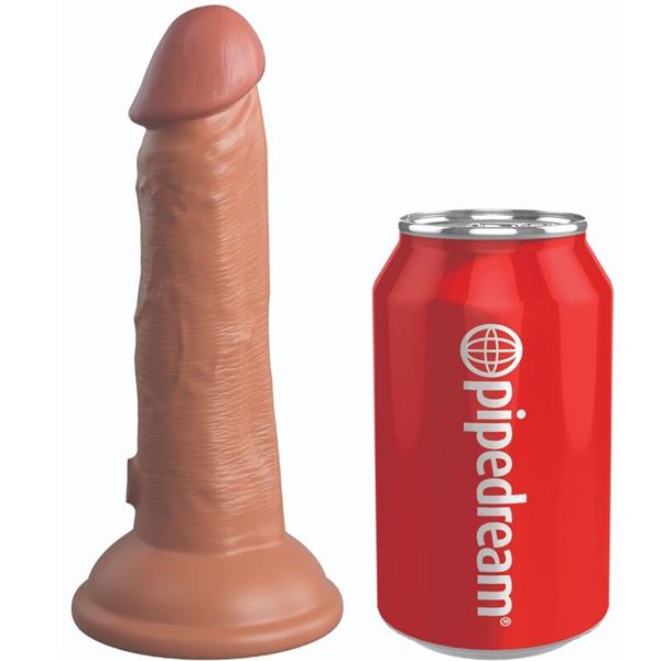 ELITE REALISTIC DILDO VIBRIRAJUČI & SILIKON 15.2 CM KARAMELA