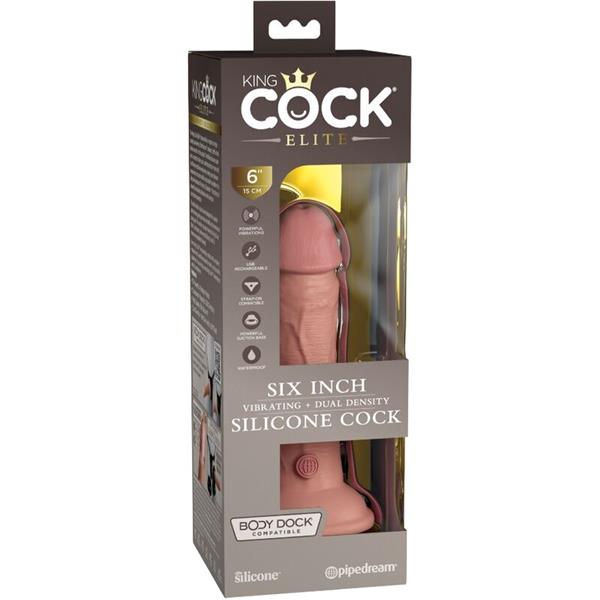 ELITE REALISTIC DILDO VIBRIRAJUČI & SILIKON 15.2 CM