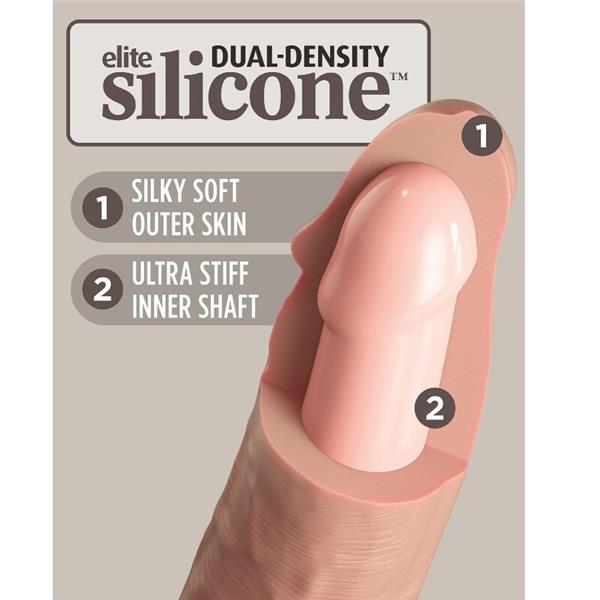 ELITE REALISTIC DILDO VIBRATOR & SILICONE REMOTE CONTROL 23 CM