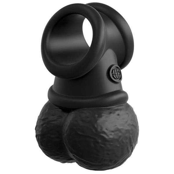ELITE DELUXE ADJUSTABLE HARNESS KIT RING WITH TESTICLES & DILDO 20.3 CM