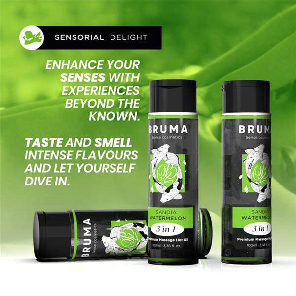 PREMIUM MASAŽNO ULJE TOPLO LUBENICA 3 U 1 - 100 ML