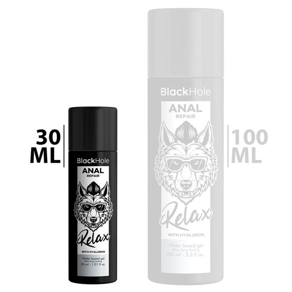 ANALNI LUBRIKANT NA VODNI OSNOVI S HIALURONOM 30 ML - BLACK HOLE