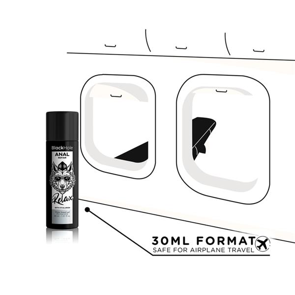 ANALNI LUBRIKANT NA VODNI OSNOVI S HIALURONOM 30 ML - BLACK HOLE