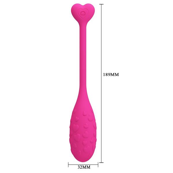 APP CONTROLLED PINK FISHER VIBRATING EGG