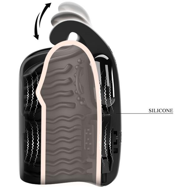 MANUAL MASTURBATOR FOR GLAND RECHARGEABLE VIBRATOR