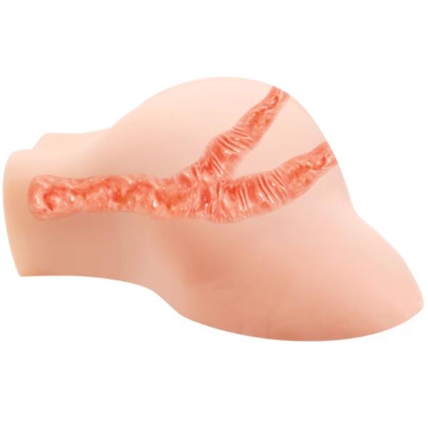 VAGINA IN ANUS Z REALISTIČNO MREŽO Z VIBRACIJAMI