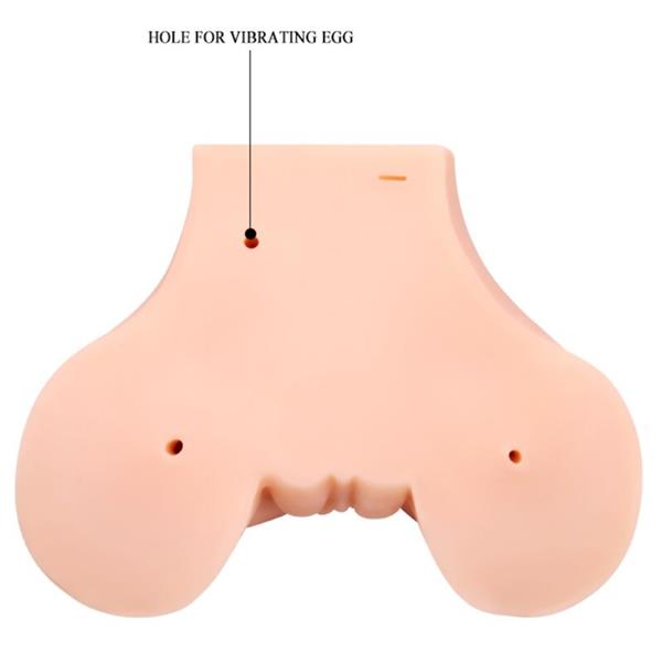 VAGINA IN ANUS Z REALISTIČNO MREŽO Z VIBRACIJAMI