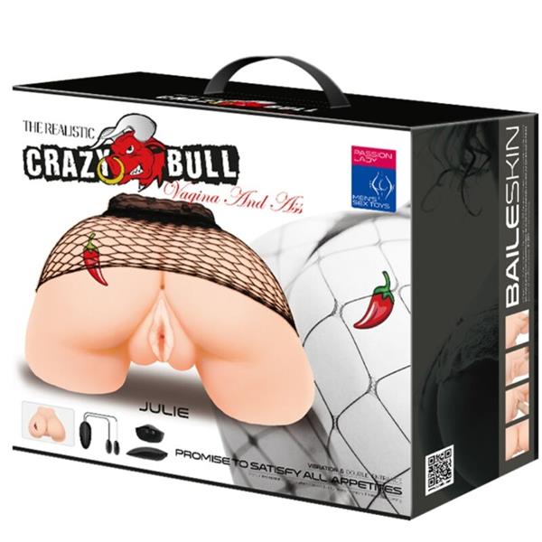 VAGINA IN ANUS Z REALISTIČNO MREŽO Z VIBRACIJAMI