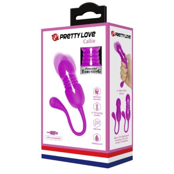 CALLIE PURPLE RECHARGEABLE VIBRATING EGG