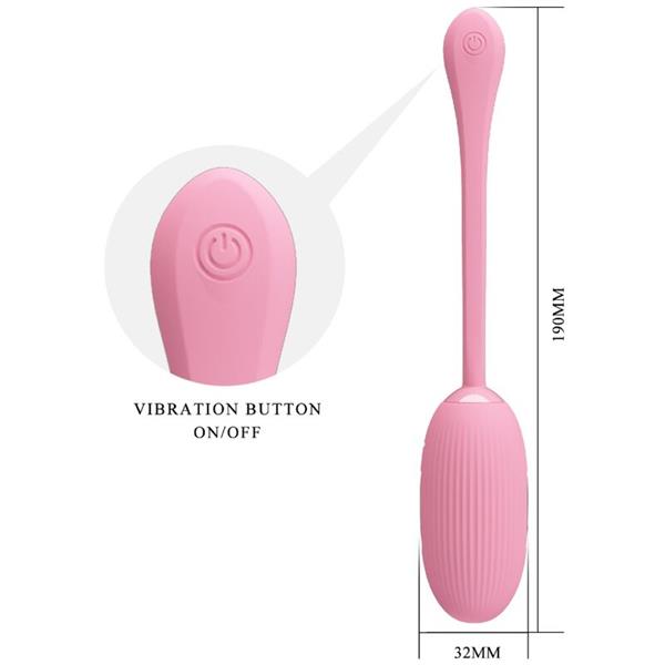 DOREEN PINK RECHARGEABLE VIBRATING EGG