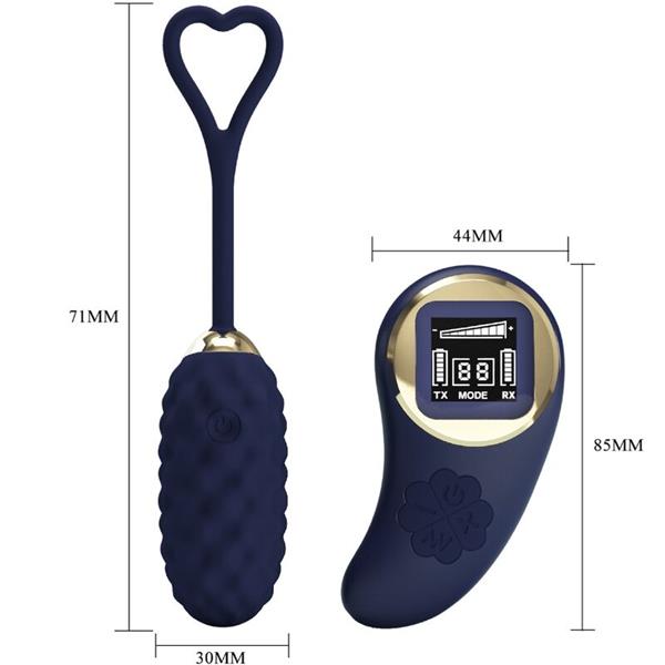 VIVIAN BLUE REMOTE CONTROL VIBRATING EGG