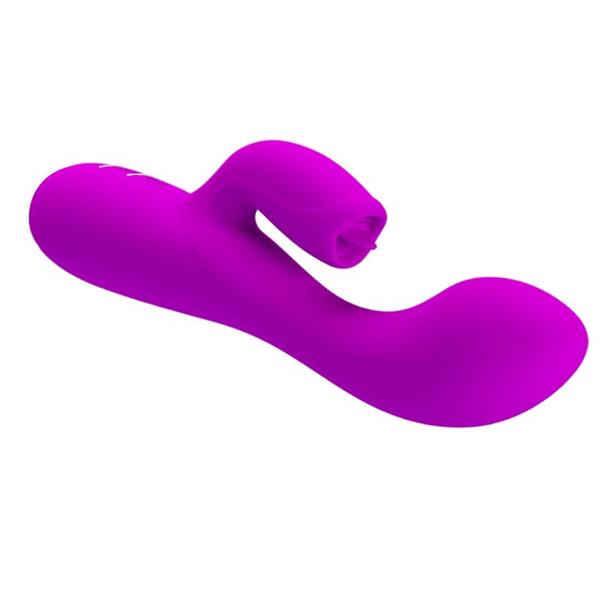 GLORIA RECHARGEABLE RABBIT VIBRATOR-WATERPROOF PURPLE